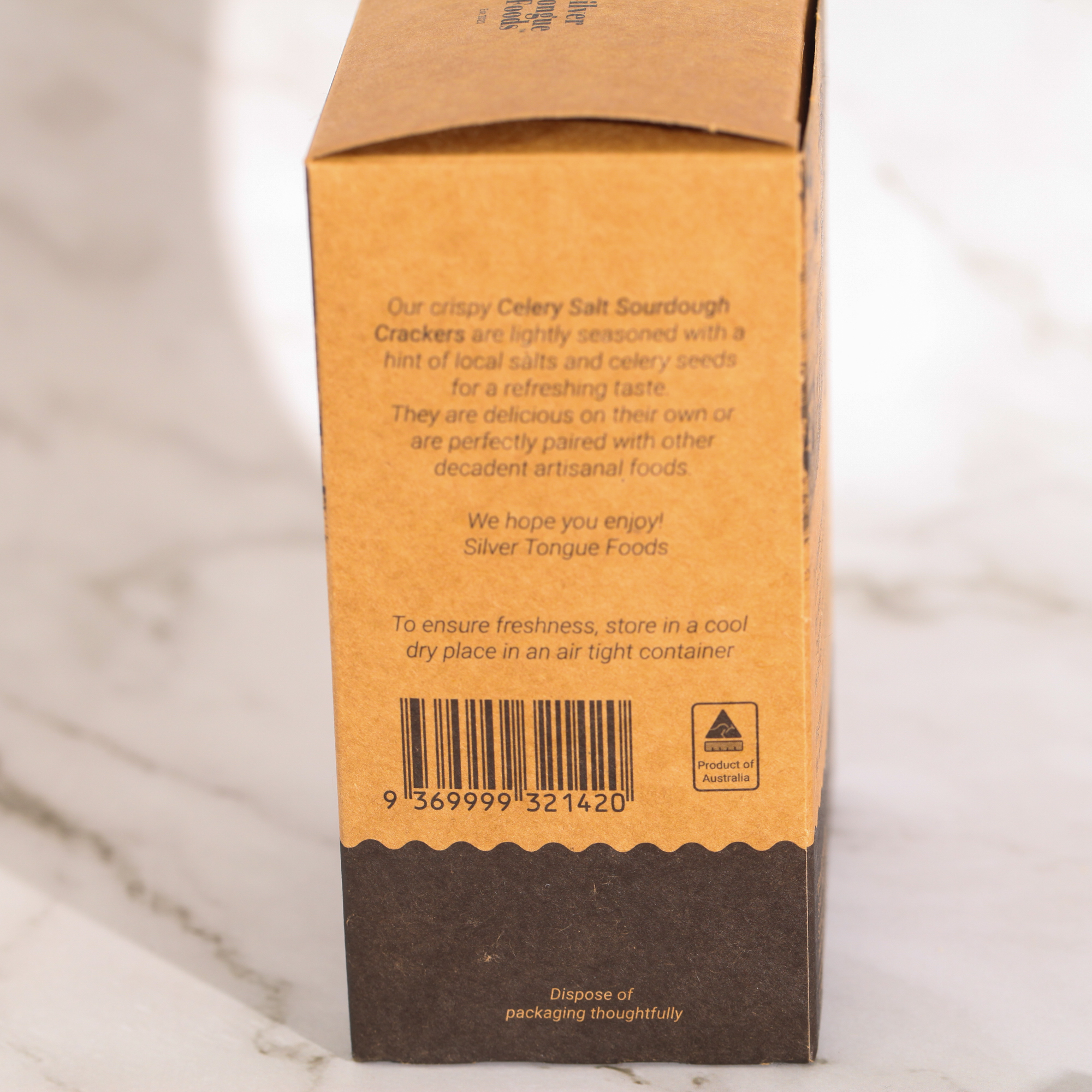 Celery Salt Sourdough Cracker - Silver Tongue